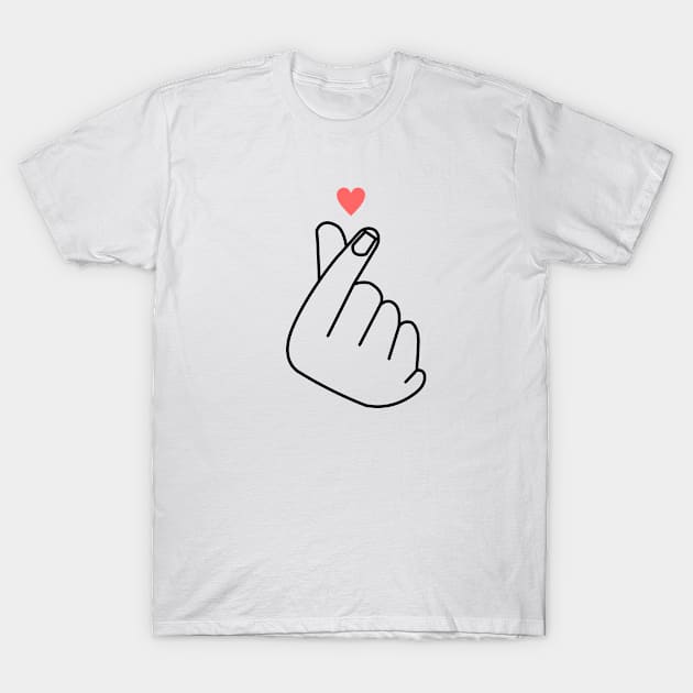 FINGER HEART T-Shirt by Jai